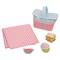 Manhattan Toy Stella Collection Picnic Playset – 5 Piece Baby Doll Accessory Set with Basket, Blanket & Plush Food – Fits 12" & 15" Baby Stella Dolls – Ages 1+